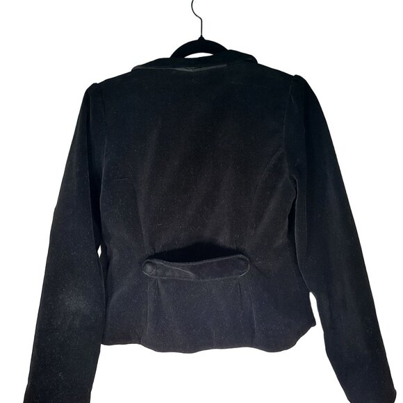 Erin Fetherston For Target Velvet Black Tailored Crop Blazer - Picture 11 of 11